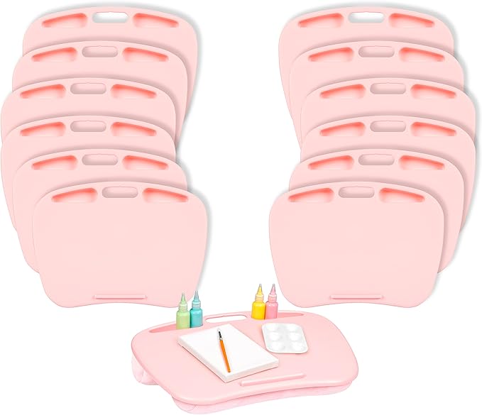 LAPGEAR MyDesk Lap Desk – Rose Quartz, 12-Pack, Fits 15.6” Laptops by LapGear