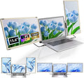 15.6" Laptop Screen Extender, FHD 1080P IPS Triple Monitor Extender, Detachable Portable Monitor for Laptop 13-17.3",Plug-Play Portable Screen Compatible with MacOS/Windows/Phone by DZVW