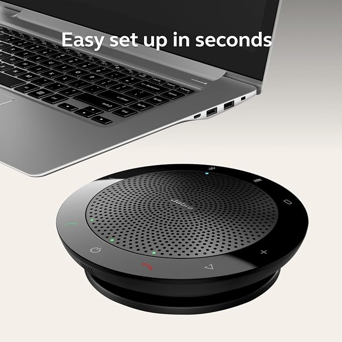 Jabra Speak 510 (2025 Edition) Portable USB Bluetooth Speaker, Black | Portable Speakerphone, USB or Bluetooth, Crystal-Clear Sound, Works with Microsoft Teams, Google Meet, Zoom - Image 6