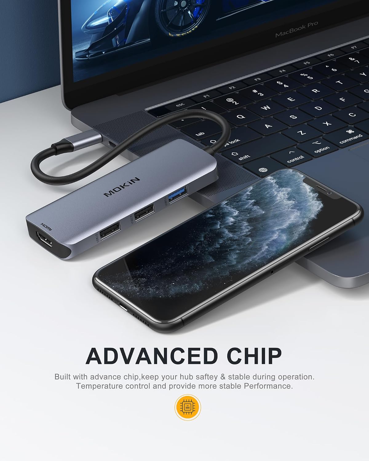 MOKiN USB C Docking Station Dual Monitor 2 HDMI for Dell/Lenovo/HP Laptop - Image 7