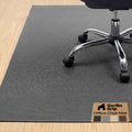 GORILLA GRIP Office Chair Mat for Hard Floors, Under Desk Rug, 46x34 Gray by GORILLA GRIP