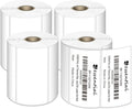 ESSENTIAL 4" x 2" Direct Thermal Labels, 1" Core (3000 Labels, 4 Rolls) by ESSENTIAL