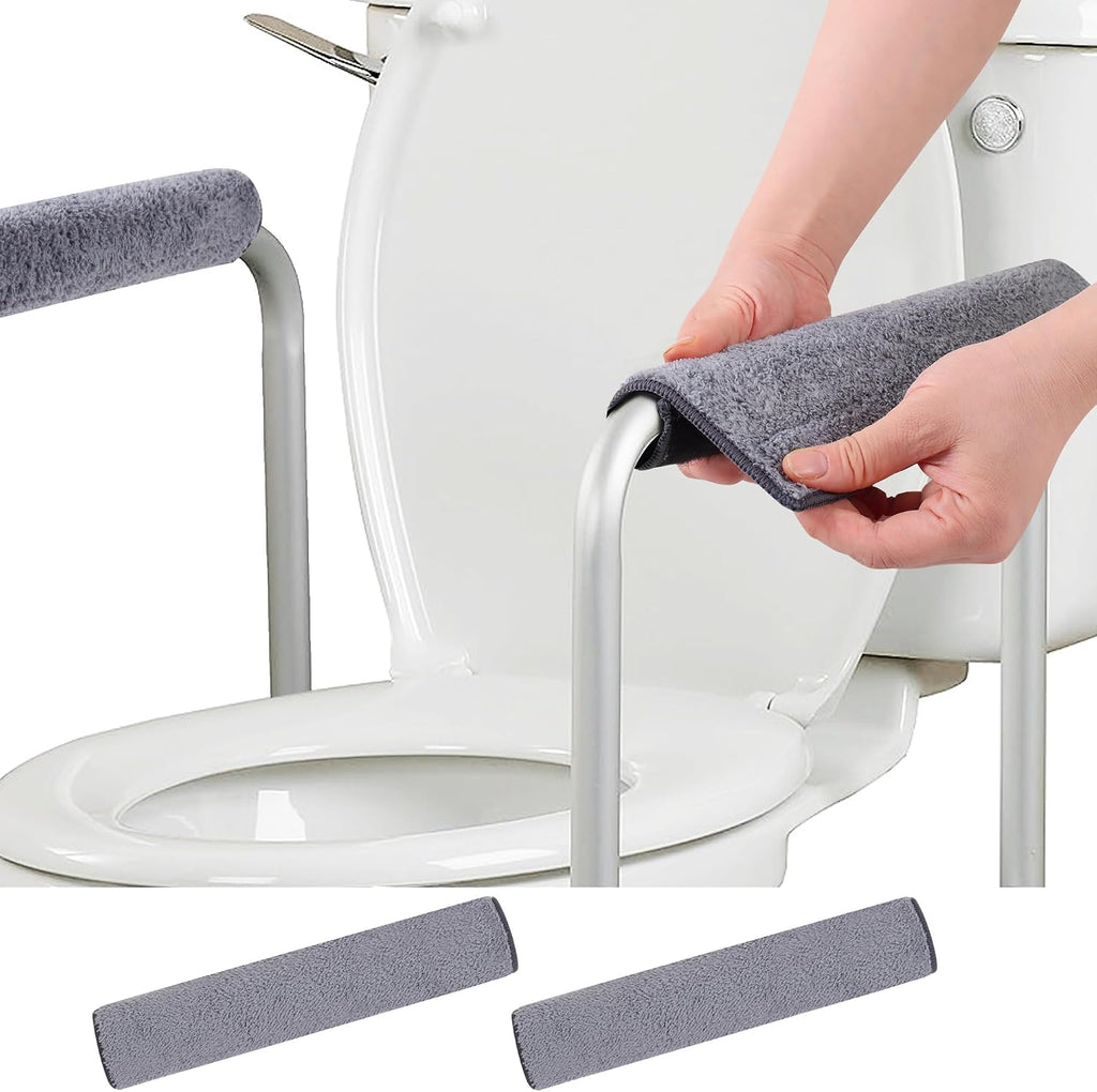 Small Office Chair Arm Covers Protectors, 2-Pack Chair Arm Pads with Straps by CANWUPON
