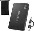 500GB External Hard Drive,Compact Portable Hard,USB 3.0/USB C by GODBPNYMU