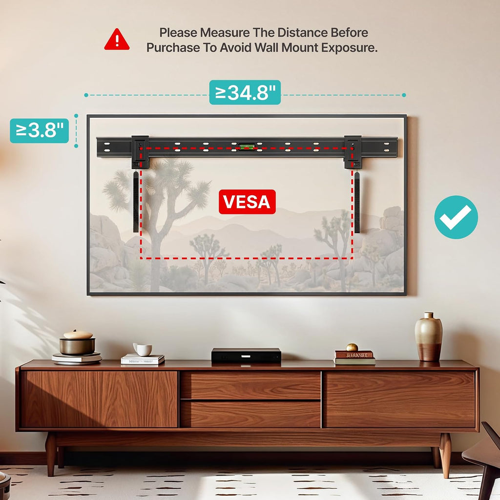 Fixed TV Wall Mount for 37-100 Inch TVs, Holds up to 220 lbs - Image 5