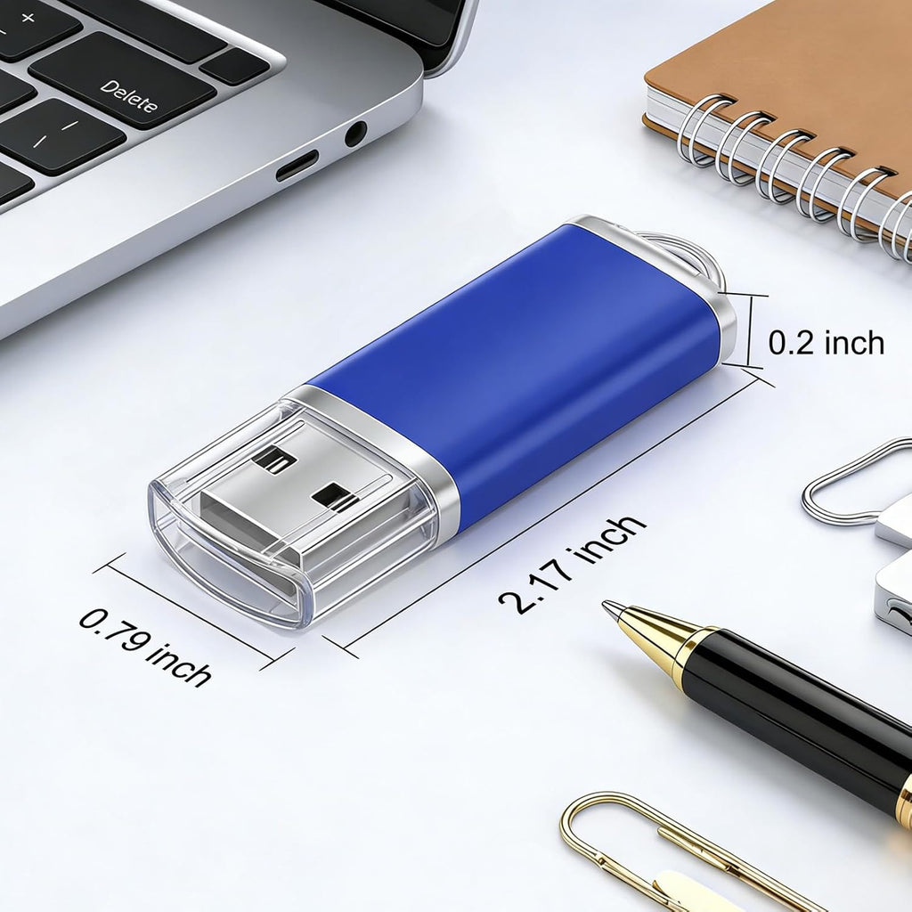 Thumb Drive 8GB 20Pack USB Flash Drives Bulk Nicepicten Zip Drive USB Stick - Image 6