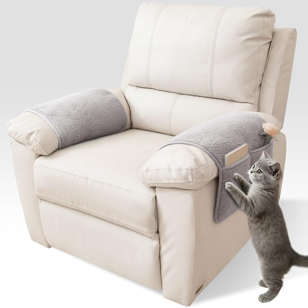 Universal Sherpa Recliner & Armchair Covers with Pockets by GOSTADY