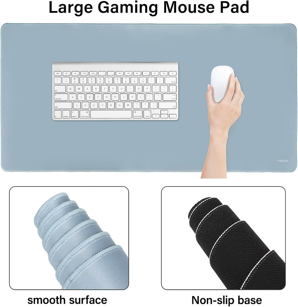 MOSISO Keyboard Mouse Pad Set, Large Gaming Mouse Pad&Keyboard Wrist Rest - Image 4