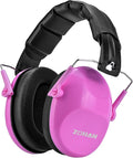ZOHAN 032 Kids Noise Cancelling Headphones - 25dB NRR Kids Ear Protection, Hearing Protection Safety Ear Muffs for School Monster Truck Fireworks Traveling Studying Concerts Autism - Hot Pink by ZOHAN