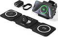 3 in 1 Charging Station for Multple Devices,Foldable 3 in 1 Wireless Charger for Travel,Nano Wireless Charging Station for iPhone16 15 14 13 12 Pro Max/Watch 10 9 8 7 6 5 4 3 Ultra/AirPod Pro by UCOMX
