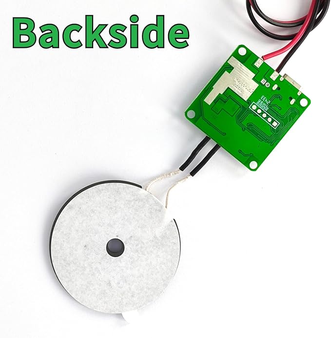 2Pcs 20W Max QI Wireless Charger PCBA Module Coil, DIY Fast Charging Circuit Board with Type-C Port, Overheating Protection for Car and Furniture Mods (with Wire) - Image 5