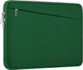 15.6 inch Laptop Sleeve, Durable Carrying Bag Protective Case Briefcase Handbag with Front Pocket, Slim Computer Cover for 15-16 Inch HP, Dell, Lenovo, Asus, Notebook, Dark Green by AREYLO