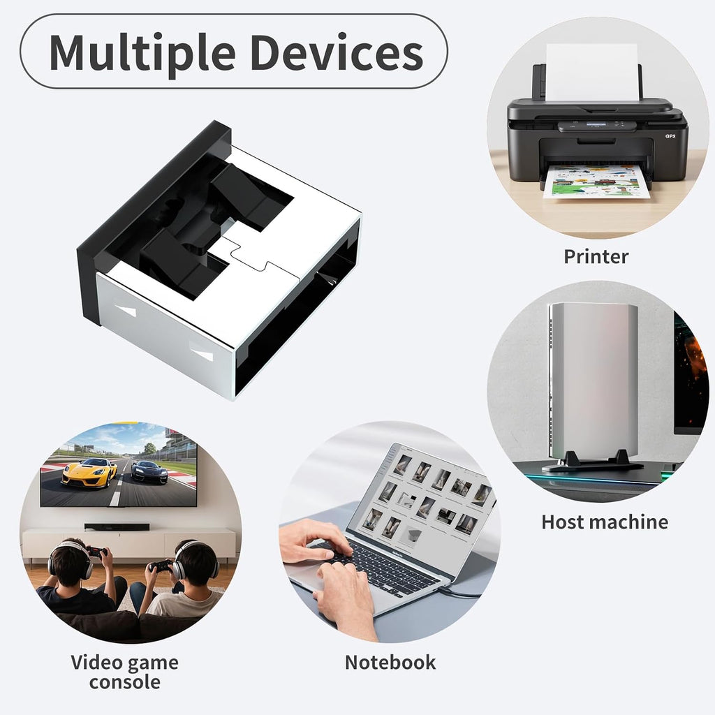 100PCS USB Metal Port Lock Blocker with 10 Keys - Secure USB-A Port Protector for PC/Laptop, Anti-Theft Data Security Lock, Dust & Moisture Proof Cover, Removable Type-A Connector Black - Image 9