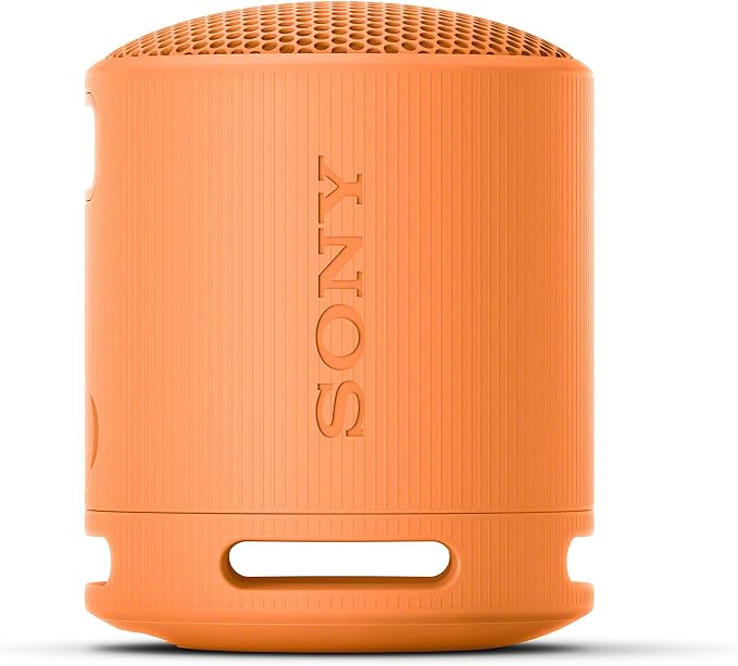 Sony SRS-XB100 Wireless Bluetooth Portable Lightweight Speaker, Orange | 16 Hr Battery, Super-Compact Travel Speaker, IP67 Waterproof & Dustproof Shower Speaker, Versatile Strap, Hands-free Calling - Image 8