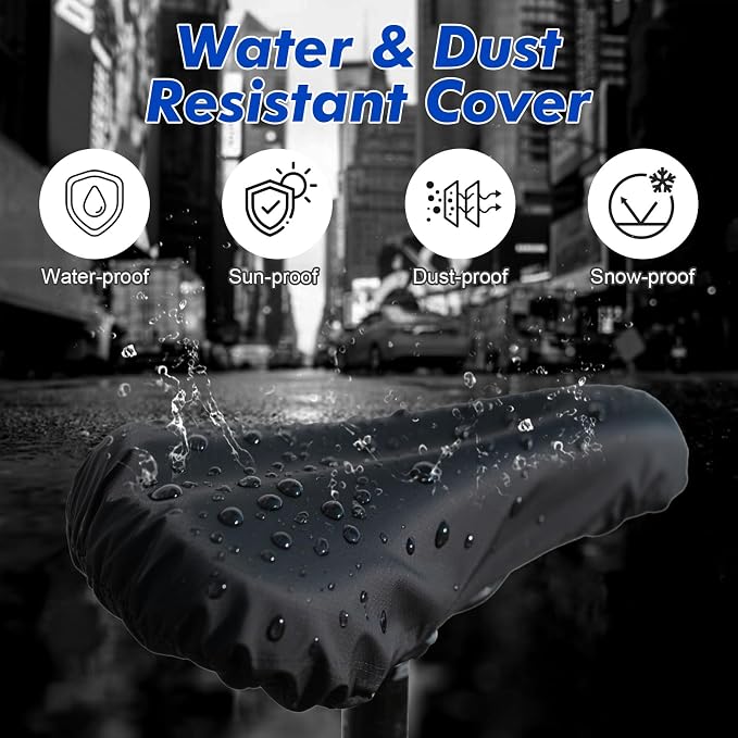 Bike Seat Cushion Gel Padded Bike Seat Cover Extra Soft Comfy for Men Women Comfort,with Peloton Stationary, Exercise, Mountain Bikes, Road & Electric - Image 8