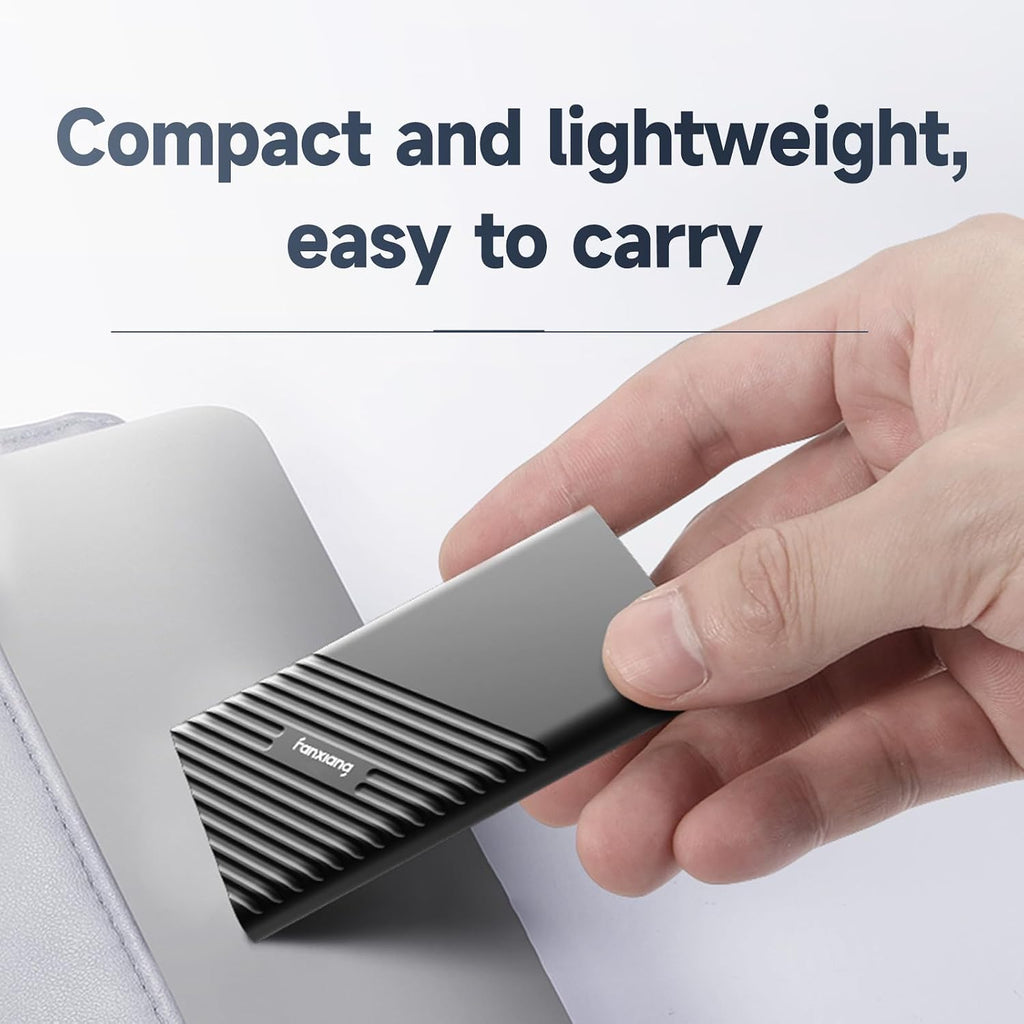 fanxiang 2TB External SSD Portable, Up to 2000MB/s, USB C External Solid State Drive External Hard Drive, USB 3.2 Gen2*2 Type-C SSD for iPhone 15/Pro/PC/Laptops/Creators/Gaming - Image 4