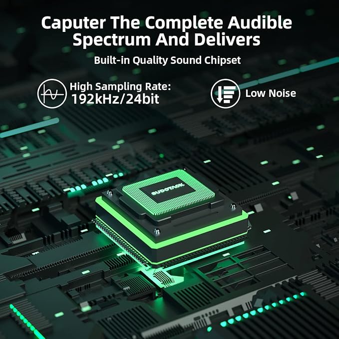 ST-800 Podcast Microphone Kit, 192kHz/24bit USB Condenser PC Mic | 192kHz/24bit chipset, cardioid pickup, studio recording, streaming gaming, voice-over YouTube Twitch, desktop creators - Image 3