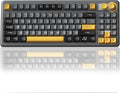 SOLAKAKA SK90 75% Wireless Gaming Keyboard - 4000mAh Tri-Mode (BT5.0/2.4G/USB-C) Cute Creamy Gaming Keyboard with Number Pad, Media Knob, RGB Backlit, Quiet Keys Silent Office Keyboards for PC MAC by CORBOBO