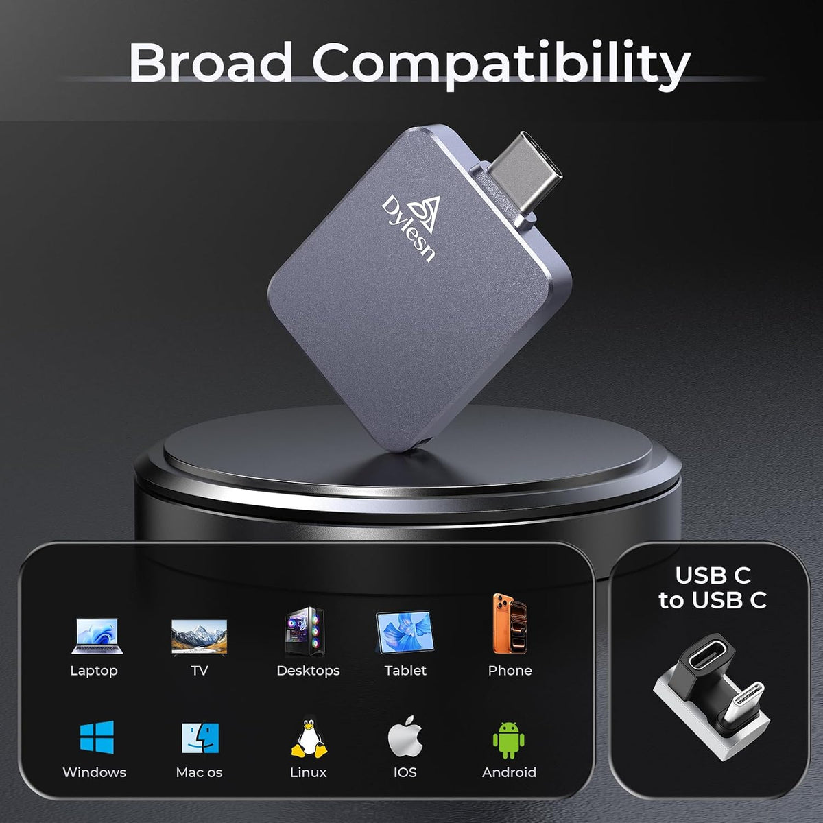 1TB Video Editing SSD 20Gbps USB-C External Drive for iPhone16 Pro - Image 6