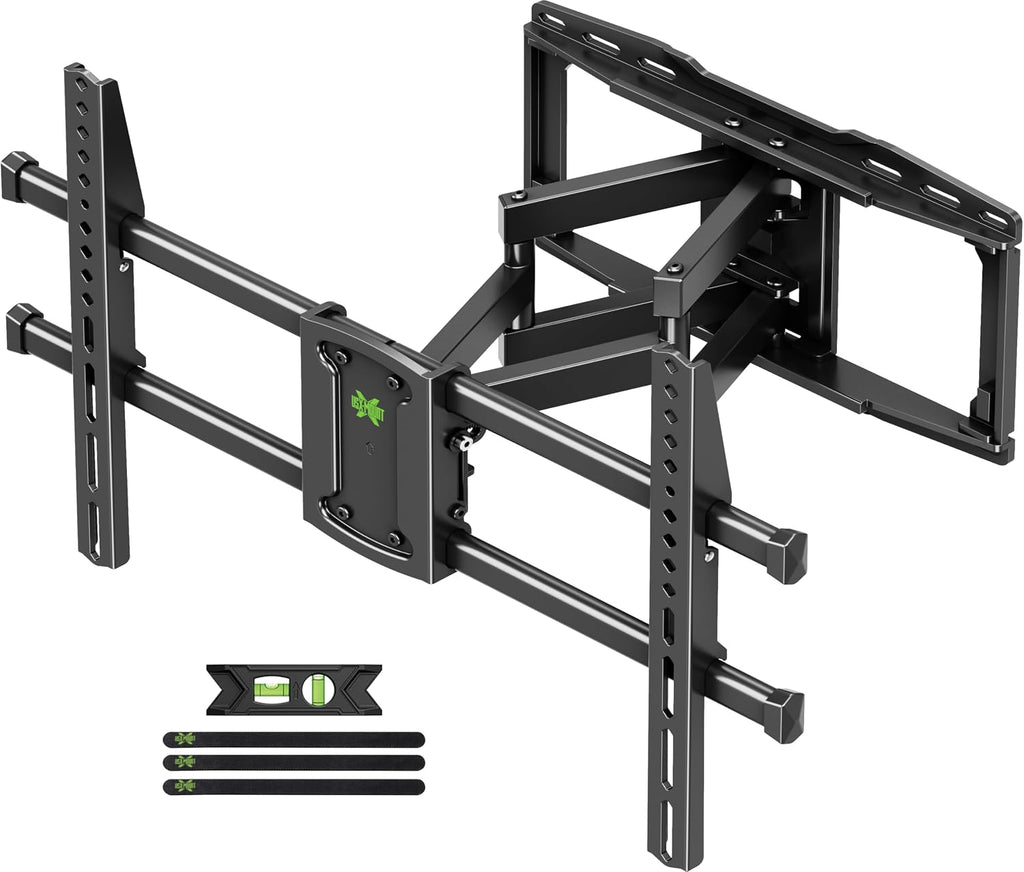 USX MOUNT Full Motion TV Wall Mount for 42-97 Inch TVs up to 150lbs, Swivel and Tilt Wall Mount TV Barcket with Extension, Max VESA 600x400mm & 16" Wood Studs，Fit Most 75 85 86 90 95 inch TVs by USX MOUNT