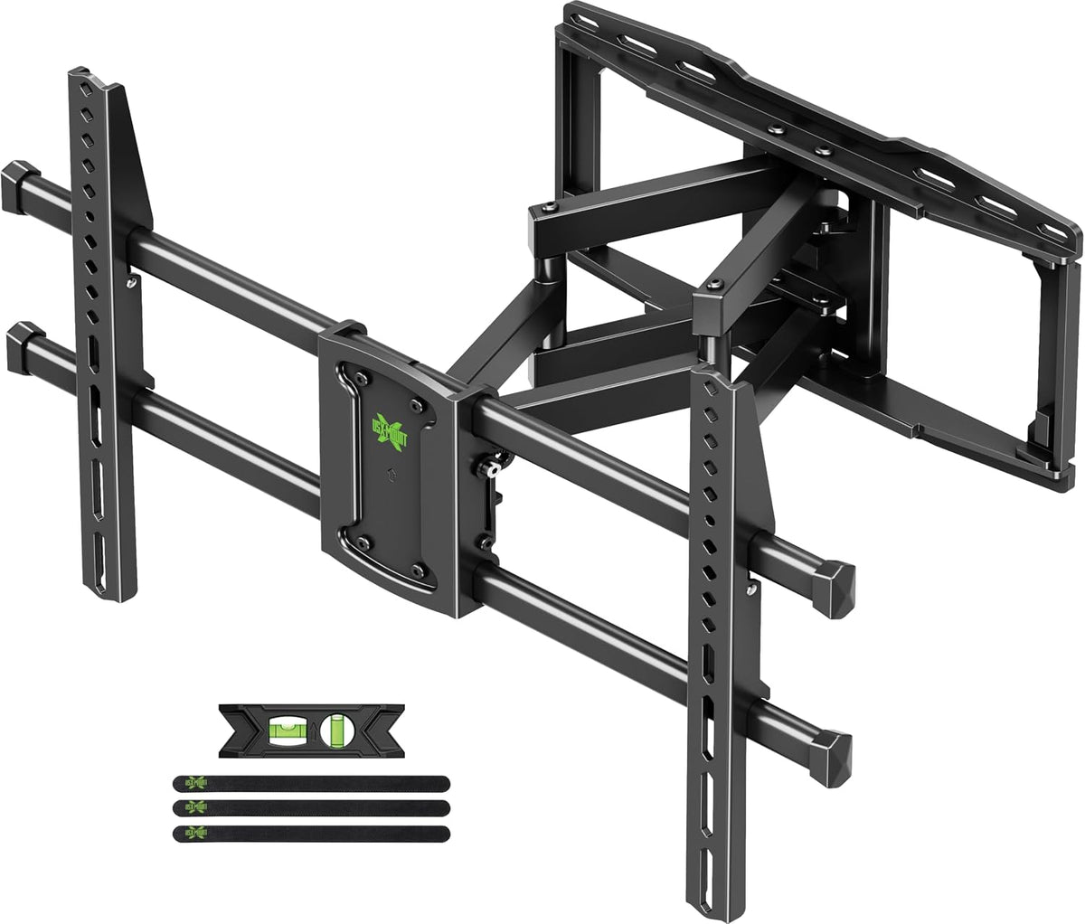 USX MOUNT Full Motion TV Wall Mount for 42-97 Inch TVs up to 150lbs, Swivel and Tilt Wall Mount TV Barcket with Extension, Max VESA 600x400mm & 16" Wood Studs，Fit Most 75 85 86 90 95 inch TVs by USX MOUNT
