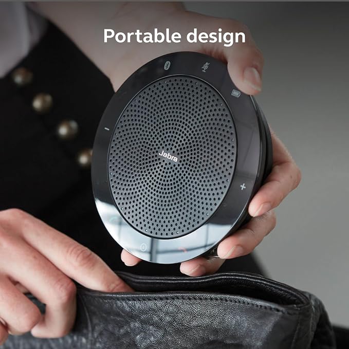 Jabra Speak 510 (2025 Edition) Portable USB Bluetooth Speaker, Black | Portable Speakerphone, USB or Bluetooth, Crystal-Clear Sound, Works with Microsoft Teams, Google Meet, Zoom - Image 8
