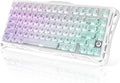 GravaStar Mercury K1 Lite 75% Wireless Mechanical Gaming Keyboard RGB | Gasket Mount, Hot Swappable Linear Switches, Creamy Sound Keyboard, 2.4GHz/USB-C/Bluetooth 5.0, for Win/Mac by GravaStar