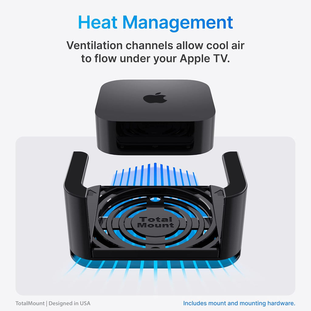 TotalMount for Apple TV – Fits All Models, Heat Management, Premium Quality - Image 5