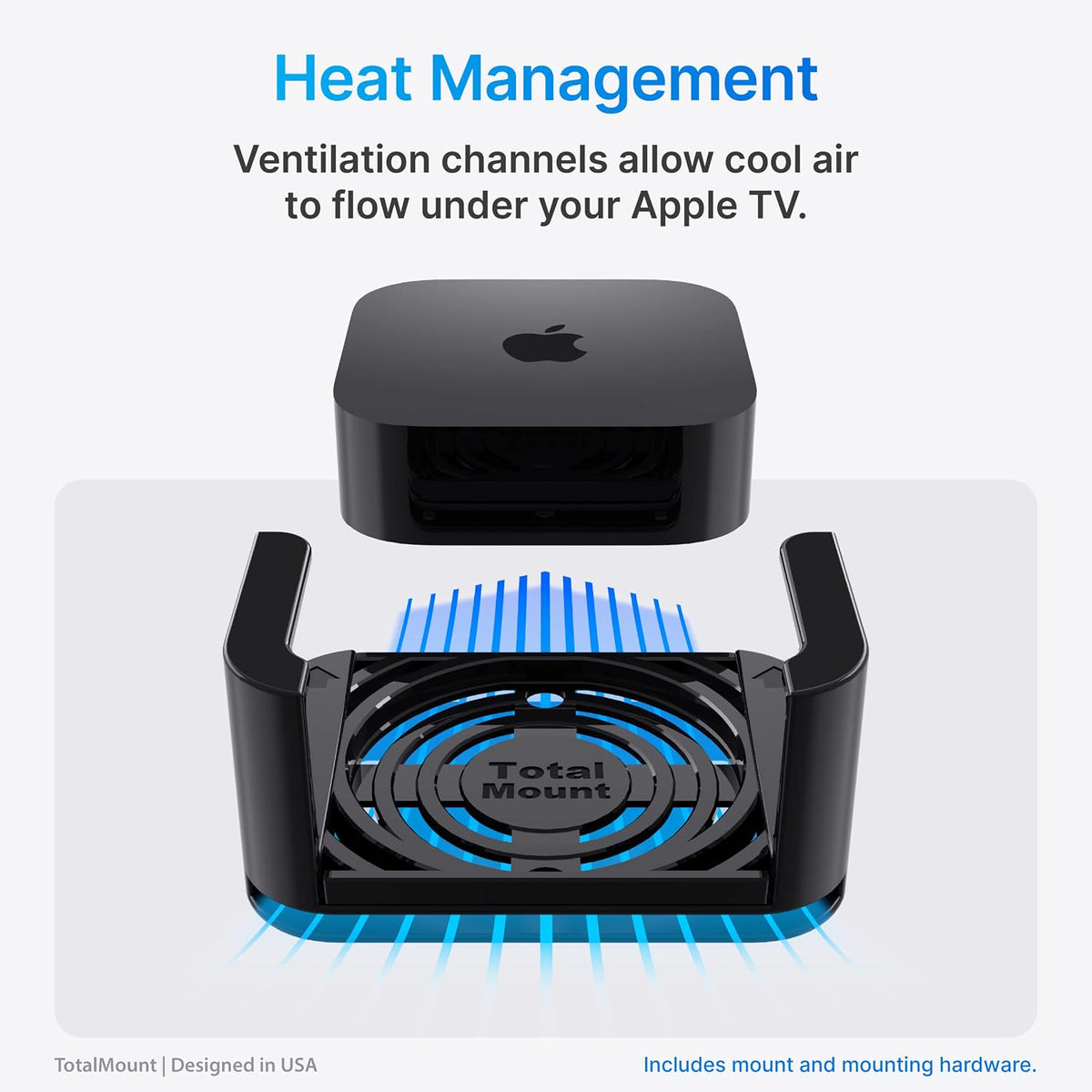 TotalMount for Apple TV – Fits All Models, Heat Management, Premium Quality - Image 5