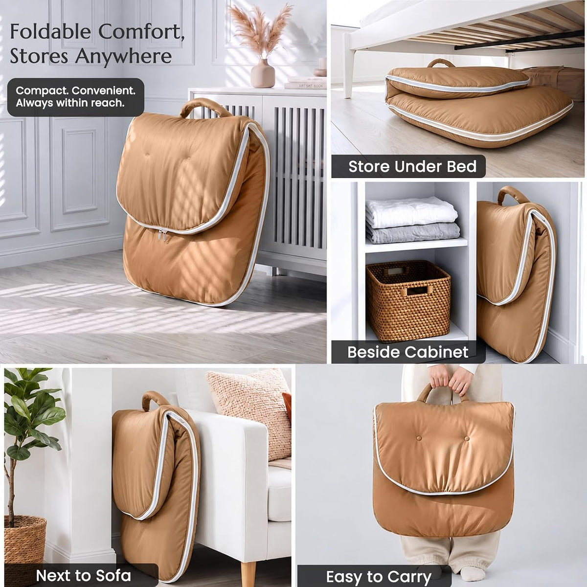 ZonLi Adjustable Floor Chair with Back Support - Image 4