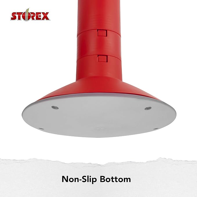 Storex Wiggle Stool – Active Flexible Seating for Classroom and Home Study, Adjustable 12-18 Inch Height, Red (00302U01C) - Image 8
