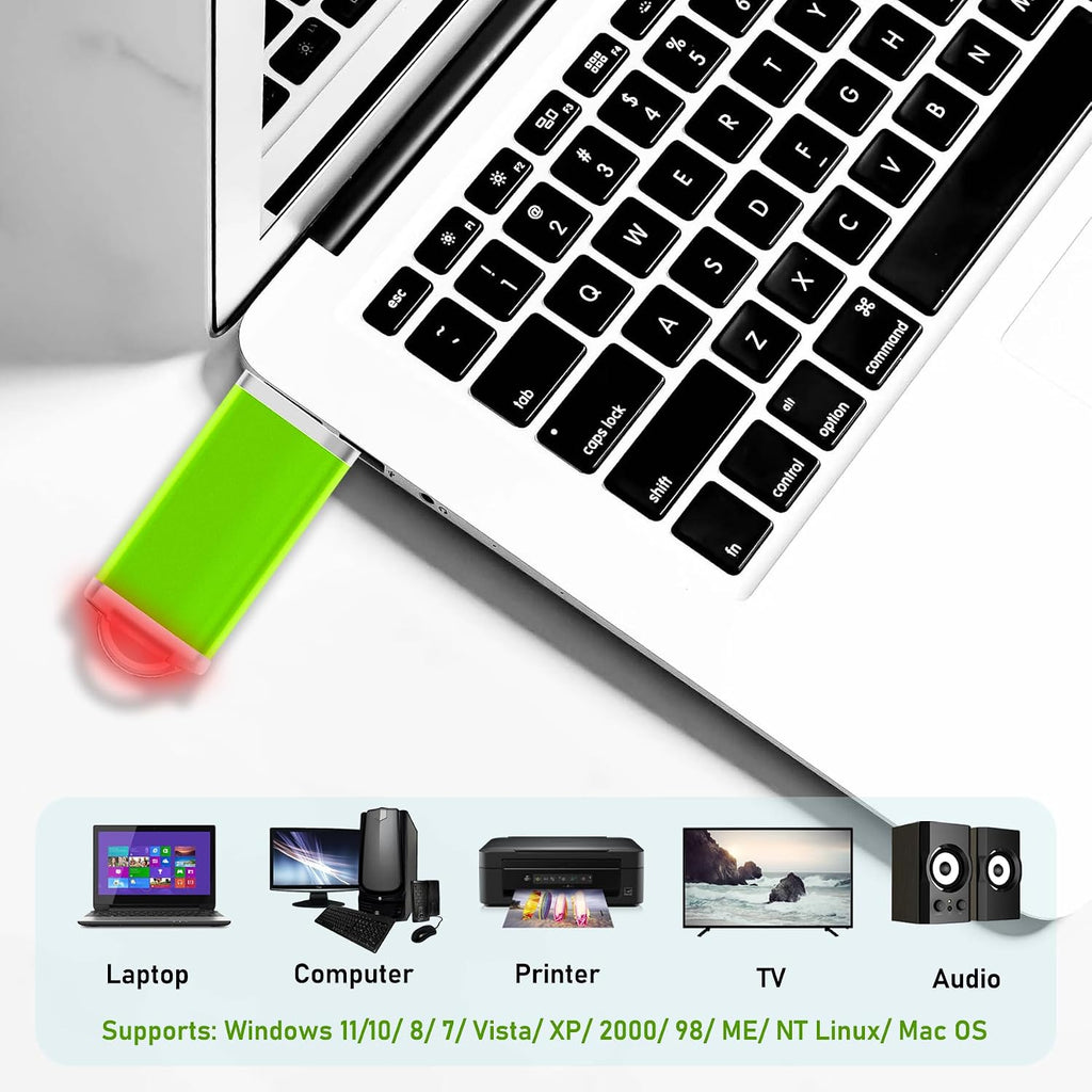 Thumb Drive 4GB 20-Pack USB Flash Drive Nicepicten Bulk USB2.0 Memory Stick - Image 4
