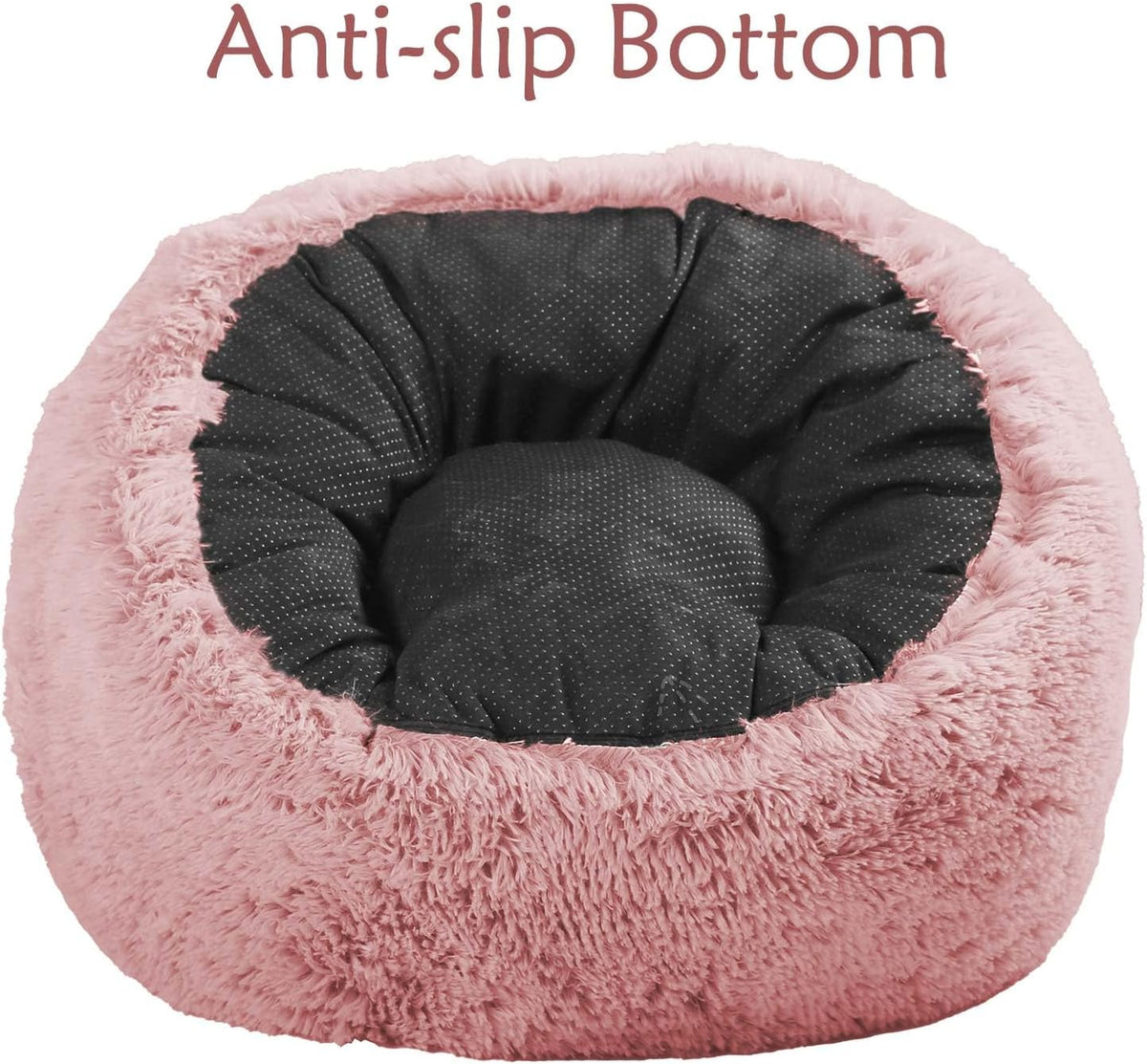 Plush Faux Fur Bean Bag Chairs, Memory Foam Filled Sofa Chair Shape Bean Bag for Adults/Teens/Kids, Ultra-Soft Lazy Sofa for Living Room Bedroom College Dorm, Pink - Image 3