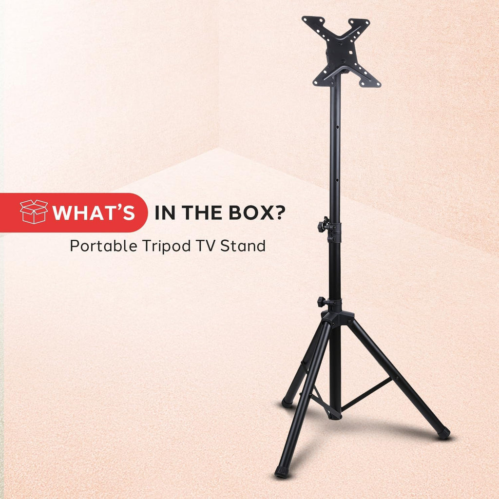 Pyle Metal TV Stand Mount | Portable Tripod for 32" LCD LED TVs - Image 7