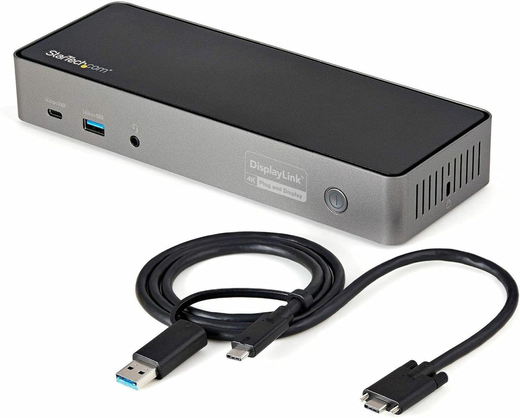 StarTech USB-C/A Triple 4K 60Hz HDMI DP Dock for MacBook Pro/Air M1-M4, 85W by StarTech.com