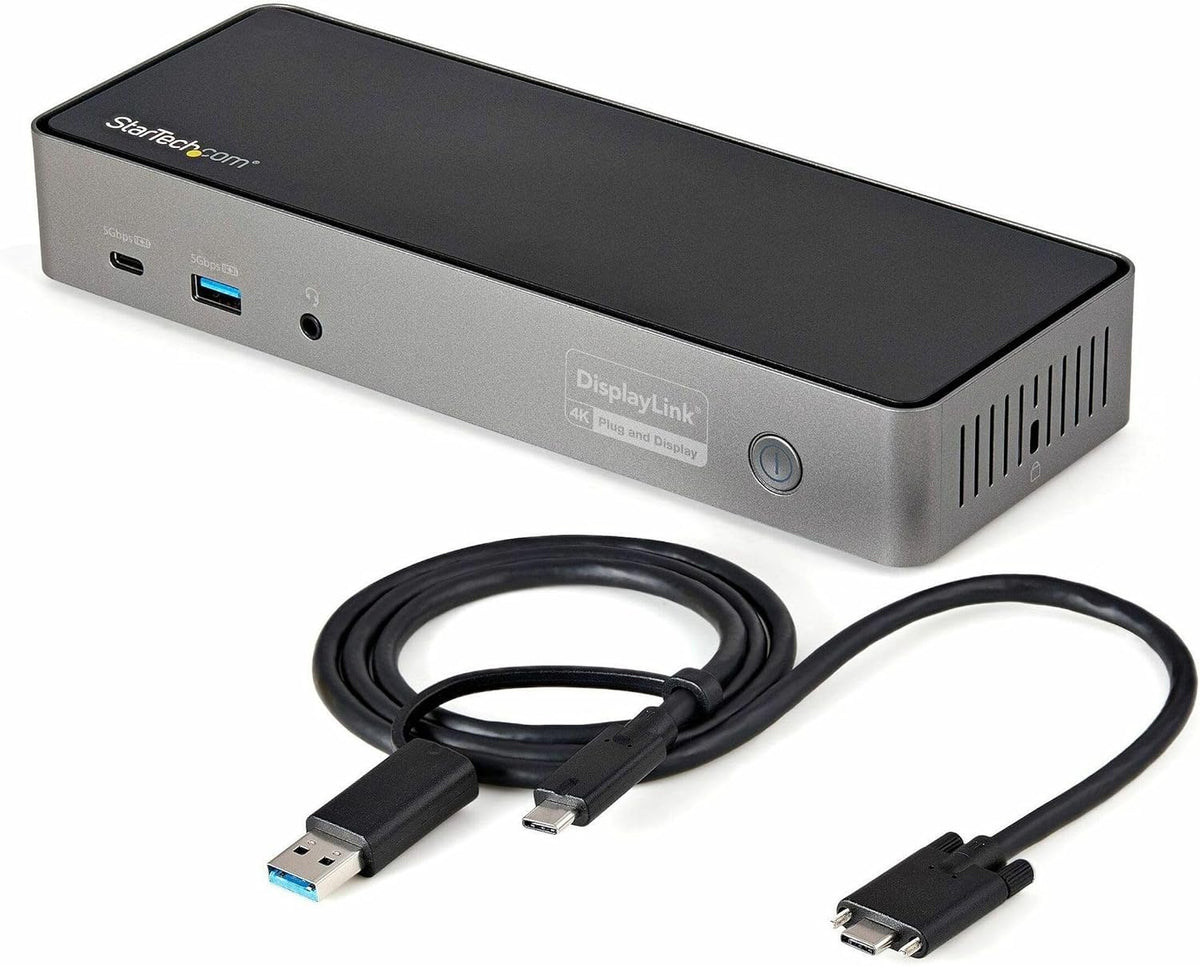 StarTech USB-C/A Triple 4K 60Hz HDMI DP Dock for MacBook Pro/Air M1-M4, 85W by StarTech.com