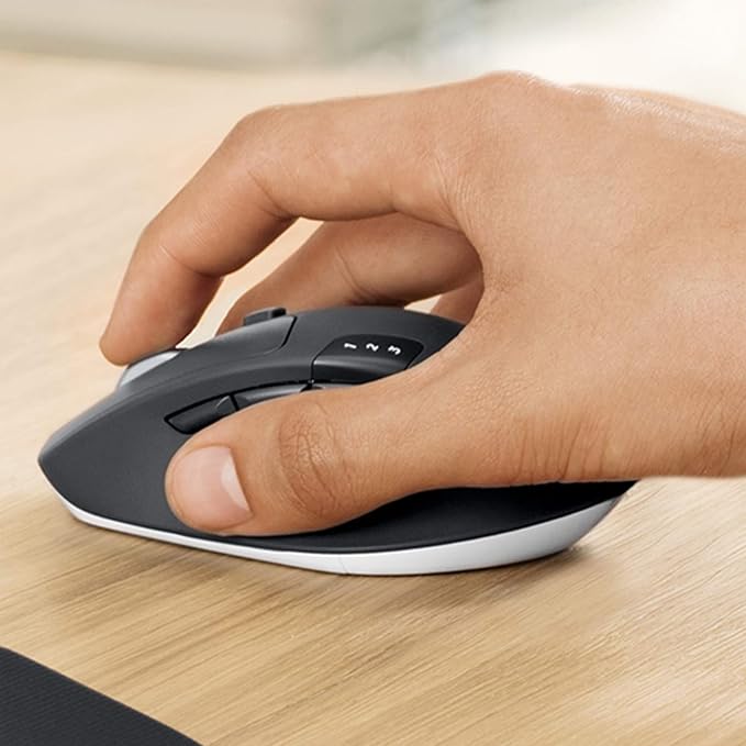 Logitech MK850 Performance Wireless Keyboard and Mouse Combo for Windows,macOS & ChromeOS,Bluetooth & 2.4 GHz USB Receiver, Full-Size Keyboard, Multi-Device,Cushioned Palm Rest – Graphite,Pack of 4 - Image 12