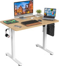Electric Standing Desk Adjustable Height Sit Stand Home Office Desk with Splice Board by STARYHavenLiving