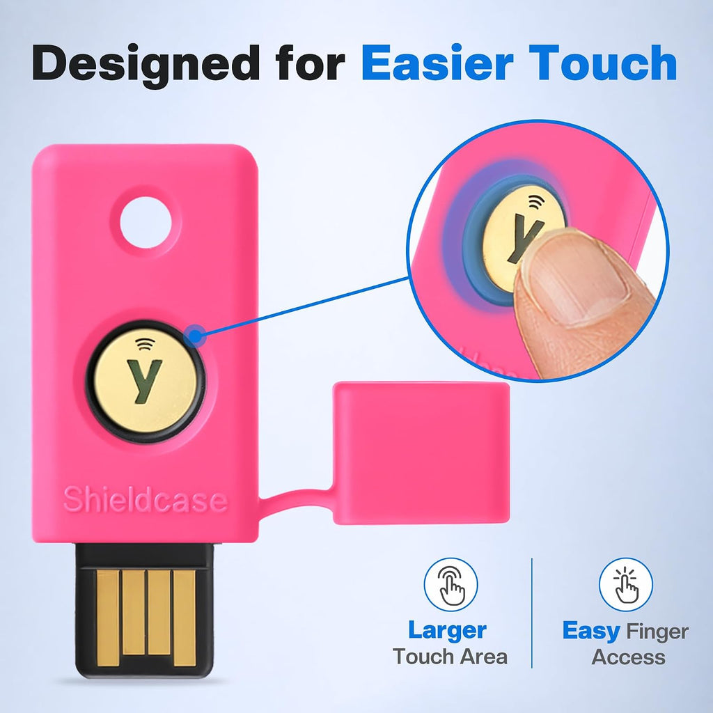 Silicone Case for YubiKey 5 NFC, Pink - Image 3
