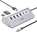 USB C Hub 9-in-1, 28° Ergonomic Aluminum Hub, 4K@60Hz HDMI, PD 100W by intpw