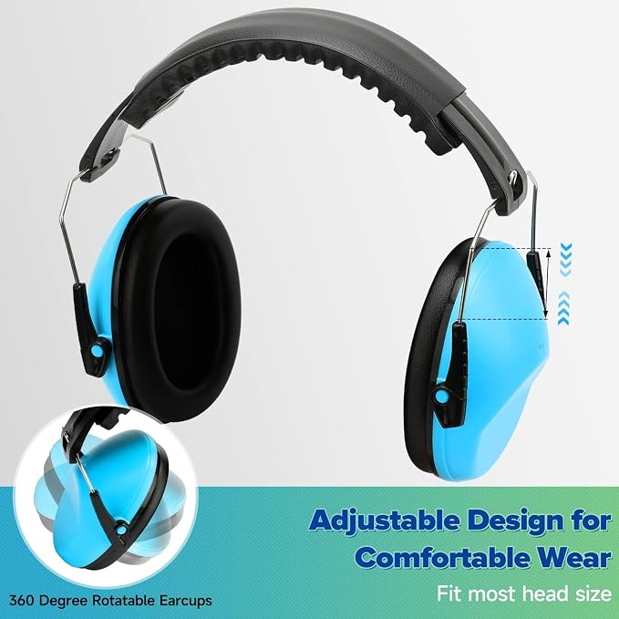 Floriogra 12 Pack Noise Cancelling Headphones for Kids/Toddler Ear Muffs | 28dB SNR Kids Ear Protection for Autism Children Noise Reduction Earmuffs for Concerts, Monster Jam, Air Shows, Fireworks - Image 7