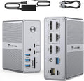 TobenONE DisplayLink Docking Station 3 Monitors with 120W Power Adapter by Tobenone