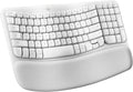 Logitech Wave Keys Wireless Ergonomic Keyboard - Off White | Cushioned palm rest, Easy-Switch multi-device pairing, Logi Bolt receiver, compatible with Windows/Mac, 3-year battery life by Unknown