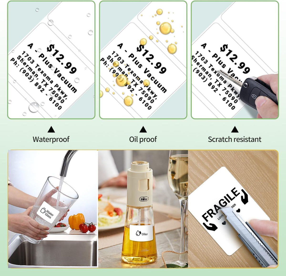 Phomemo Thermal Labels, 1.57"x 1.18", for M110/M100/M220/M108/M250, 230 PCS - Image 3
