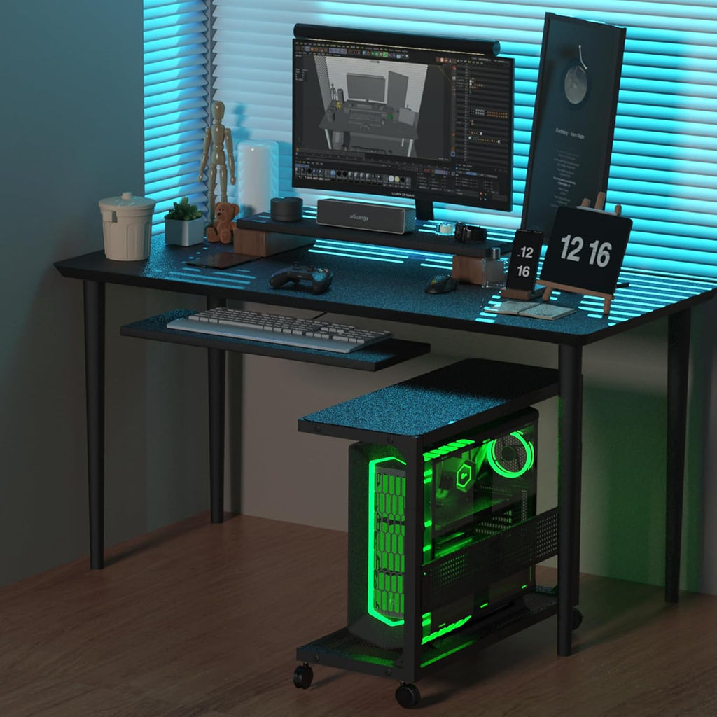 Computer Tower Stand 2-Tier Printer Rack - Image 7