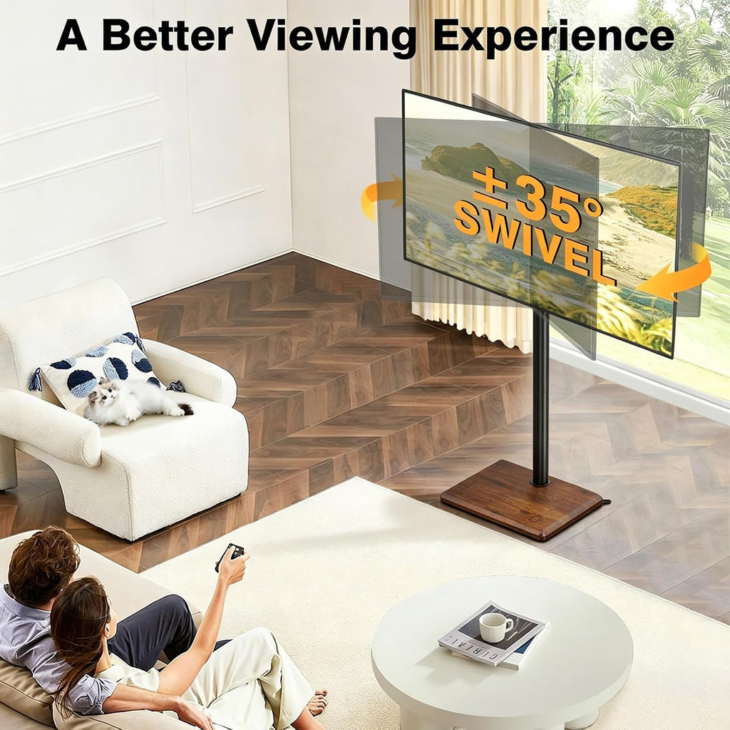 Universal Floor TV Stand with Mount for Most 32-65 Inch TV up to 99lbs - Image 3