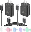 AISNI USB C Charger 25W Type C Charger Fast Charging Android Charger Block | for Galaxy S26 Ultra/S26/S26+/S25 Ultra/S25/24 Ultra/S24/S23 Ultra/S22 Ultra with 10 FT Long Phone Charger USB C Cord-Black by AISNI