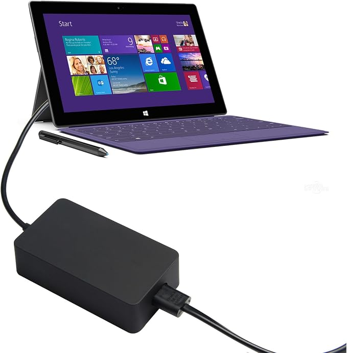 TREE.NB 48W 12V 3.6A Power Adapter Charger, Replacement for Microsoft Surface Pro 2 Surface Pro 1 & Surface RT Tablet, Windows 8 Tablet 1536 with 5V/1A USB Port - Image 7