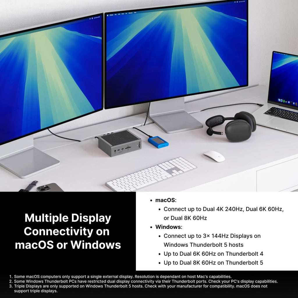 CalDigit TS5 Thunderbolt 5 Dock - 15 Port 240W PSU - Image 6