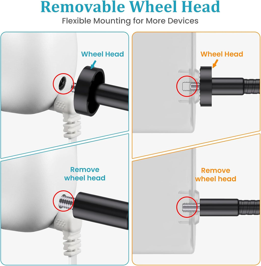Gooseneck Clamp Camera Mount with 1/4" Screw, Flexible 30cm Arm - Image 9